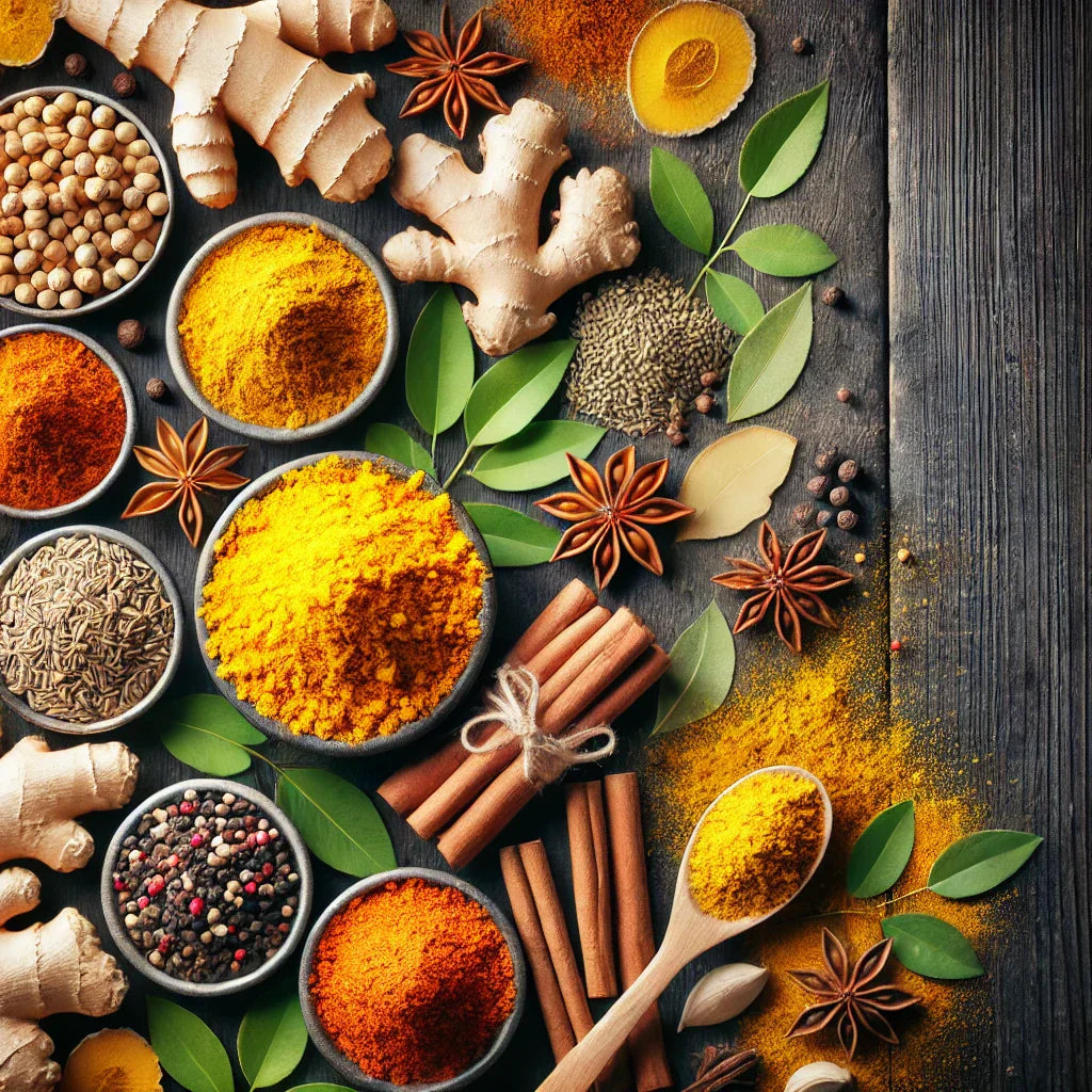 Die heilende Kraft von Ayurveda-Gewürzen: Kurkuma, Ingwer & Co. für deine Gesundheit